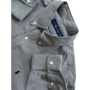 Ralph Lauren Tiny Houndstooth Shirt With Logo Size XL